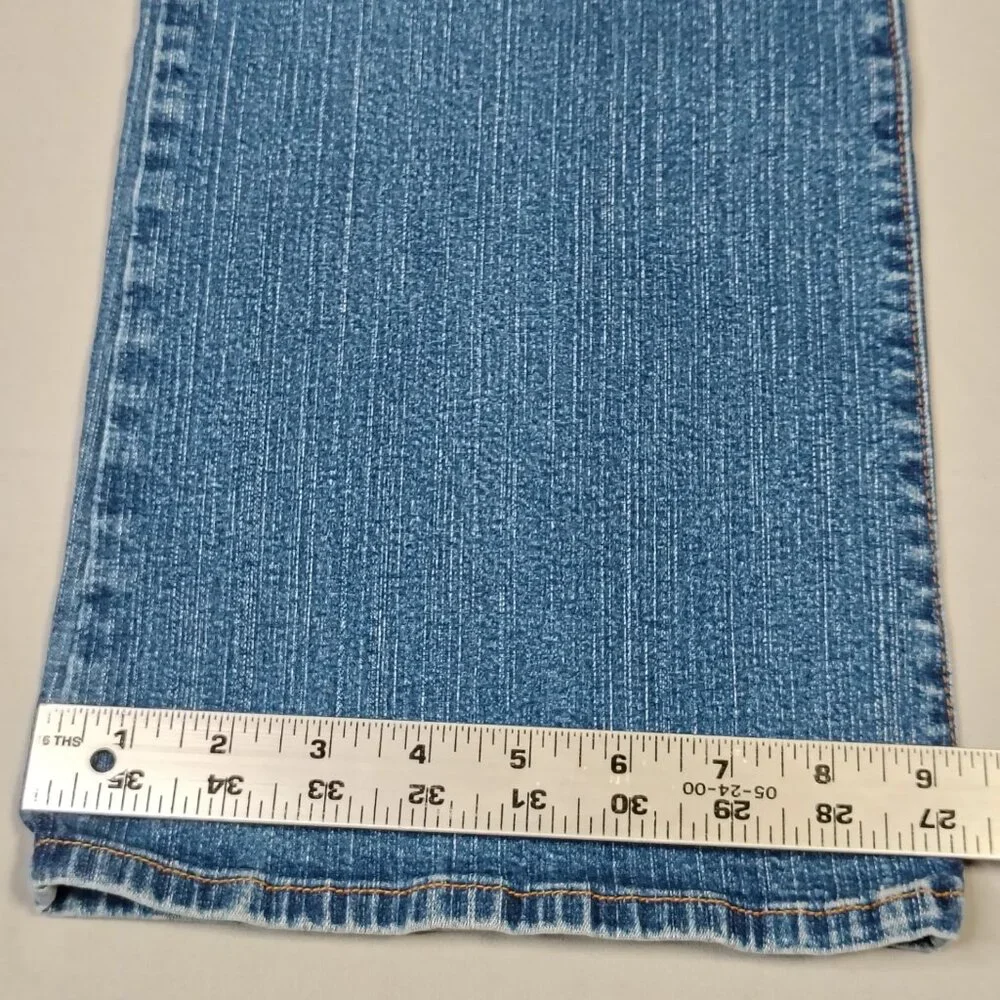 VINTAGE NYDJ Jeans Womens Size 16P (32x30) Tummy Tuck Boot‎ Stretch Made in USA - Picture 6 of 13